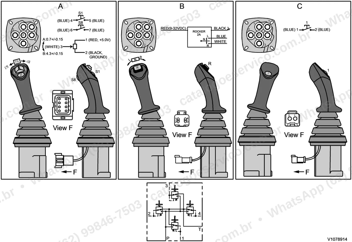 Manual de serviço Volvo EC20C: ilustração técnica 3
