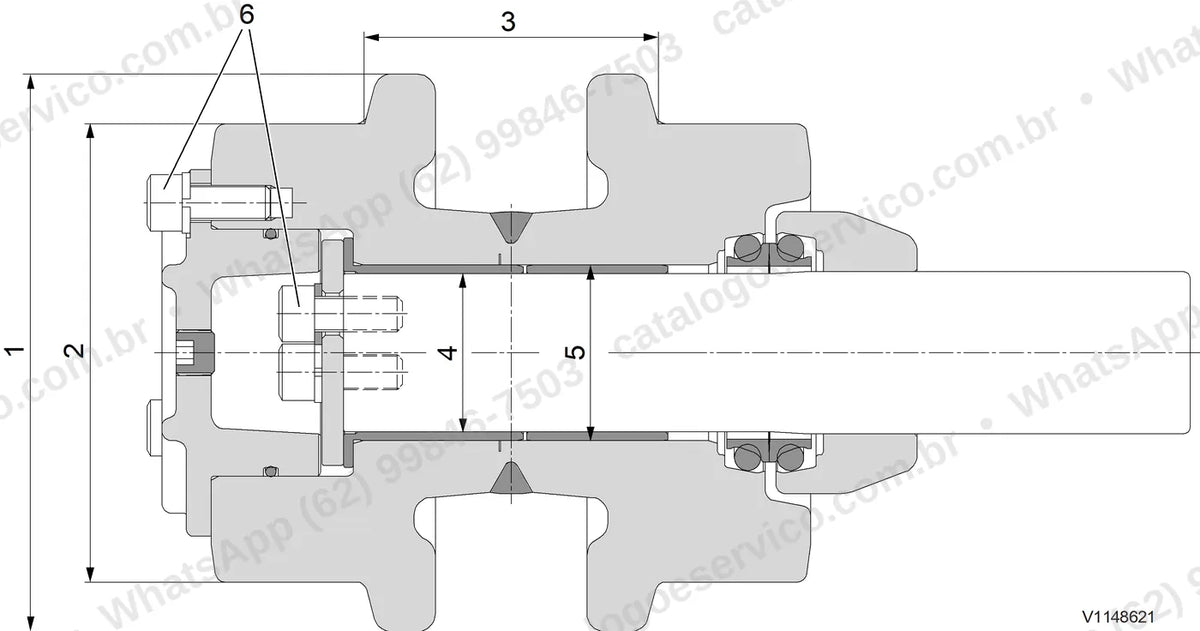 Manual de serviço Volvo EC210F 3: ilustração técnica 4