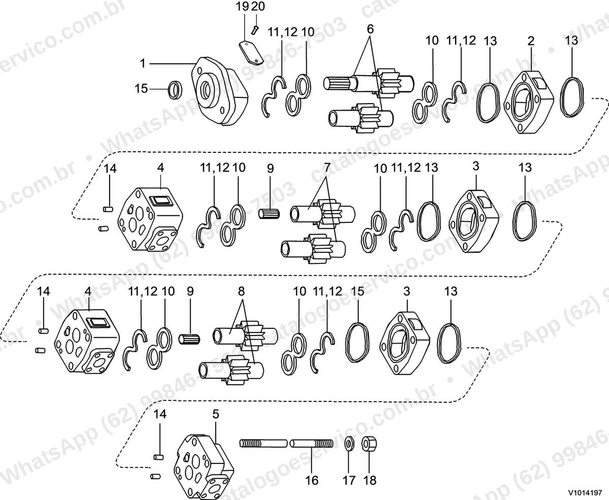Manual de serviço Volvo EC330C L: ilustração técnica 3