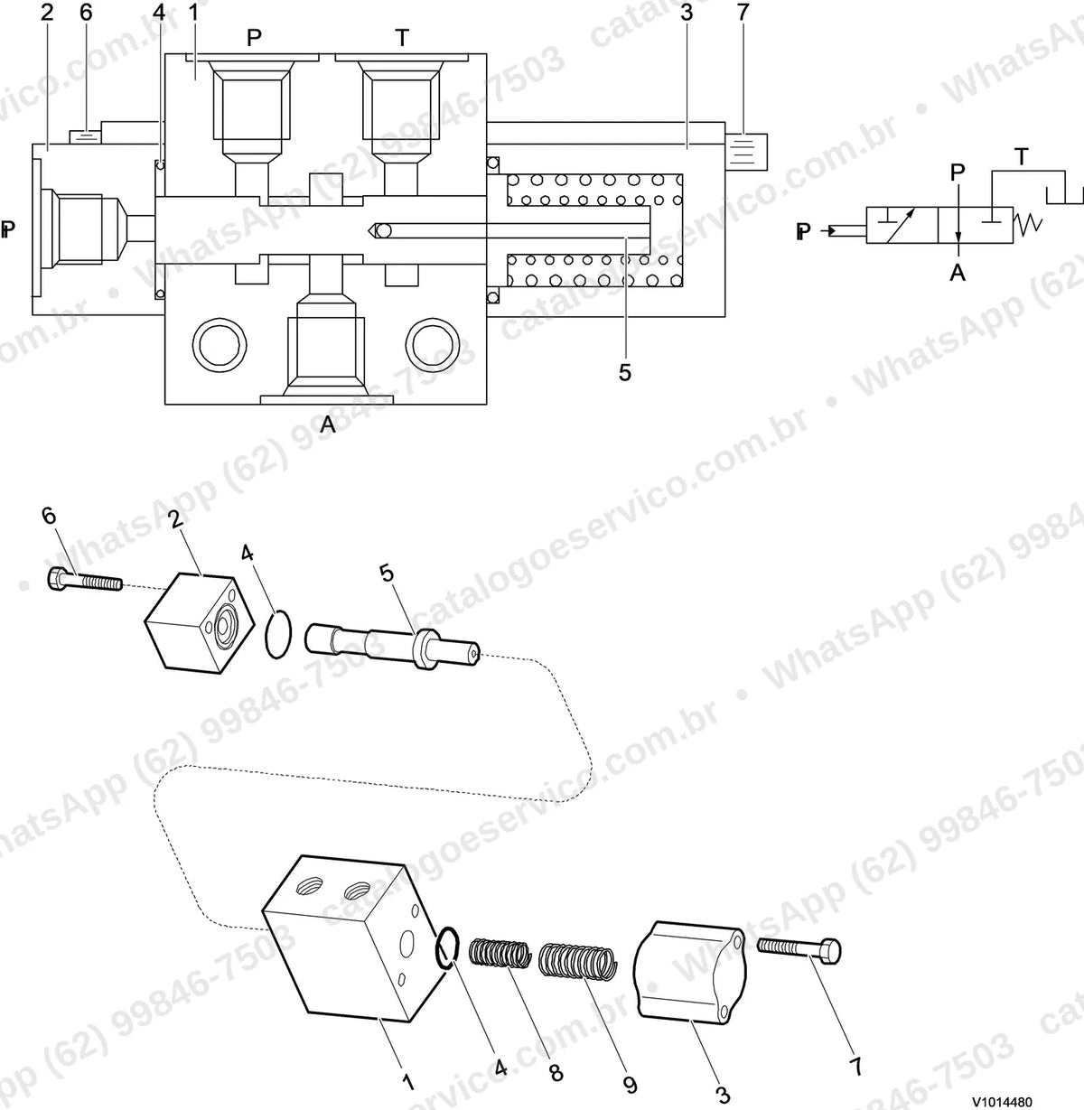 Manual de serviço Volvo EC330C L: ilustração técnica 4