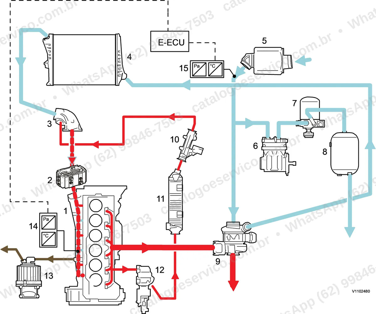 Manual de serviço Volvo EC340D L: ilustração técnica 2