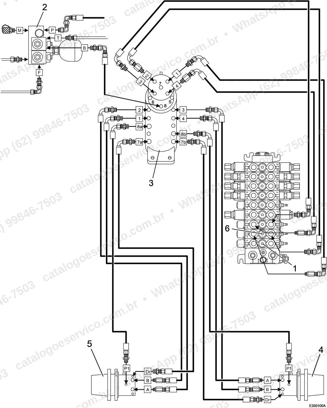 Manual de serviço Volvo EC35: ilustração técnica 1