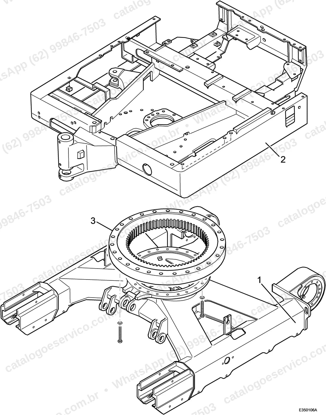 Manual de serviço Volvo EC35: ilustração técnica 2