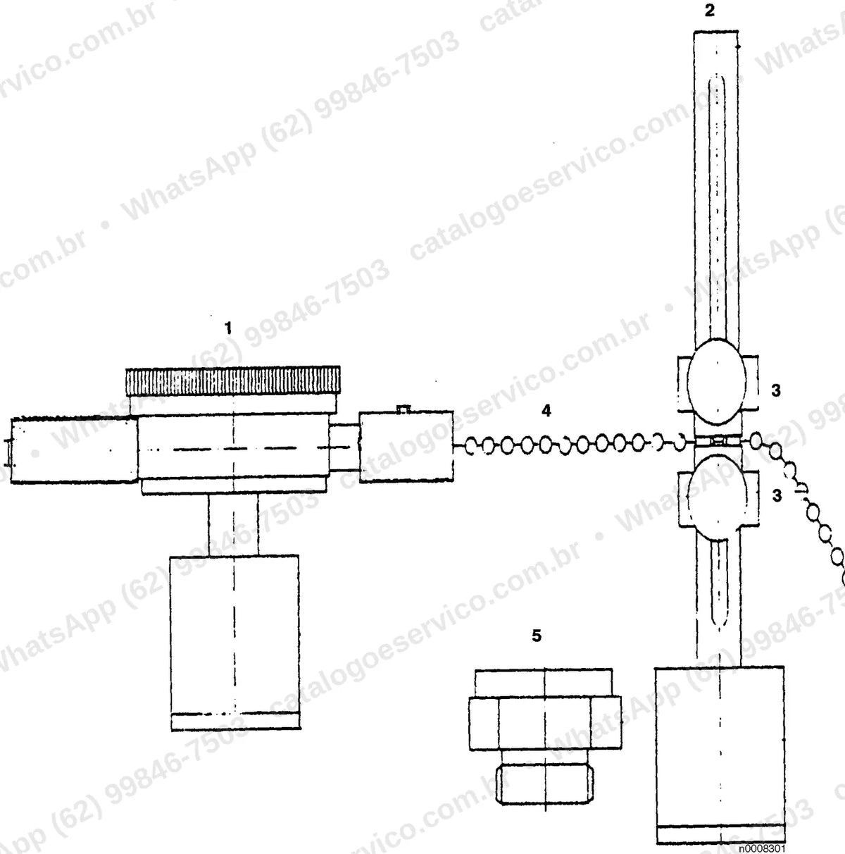 Manual de serviço Volvo EC420: ilustração técnica 1