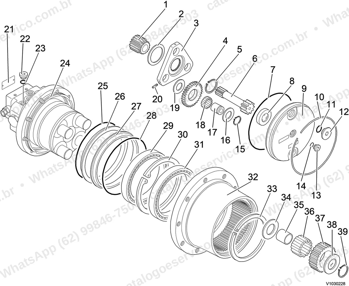 Manual de serviço Volvo EC45: ilustração técnica 4