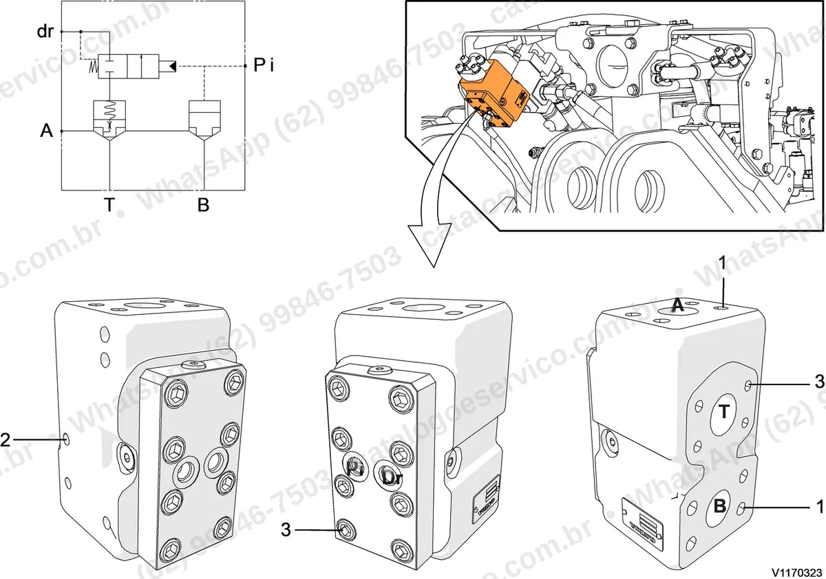 Manual de serviço Volvo EC480E (HR, L, LD, LHDC, LR, LS): ilustração técnica 4