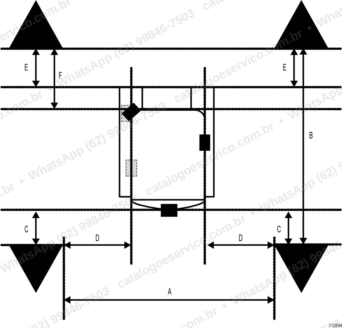Manual de serviço Volvo EC950F (L, LC4): ilustração técnica 4