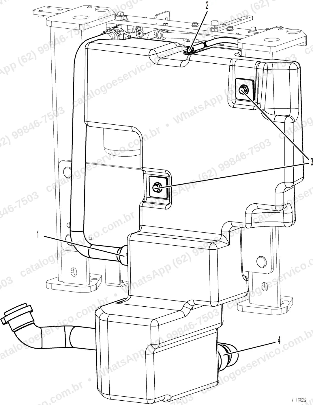 Manual de serviço Volvo ECR35D: ilustração técnica 3