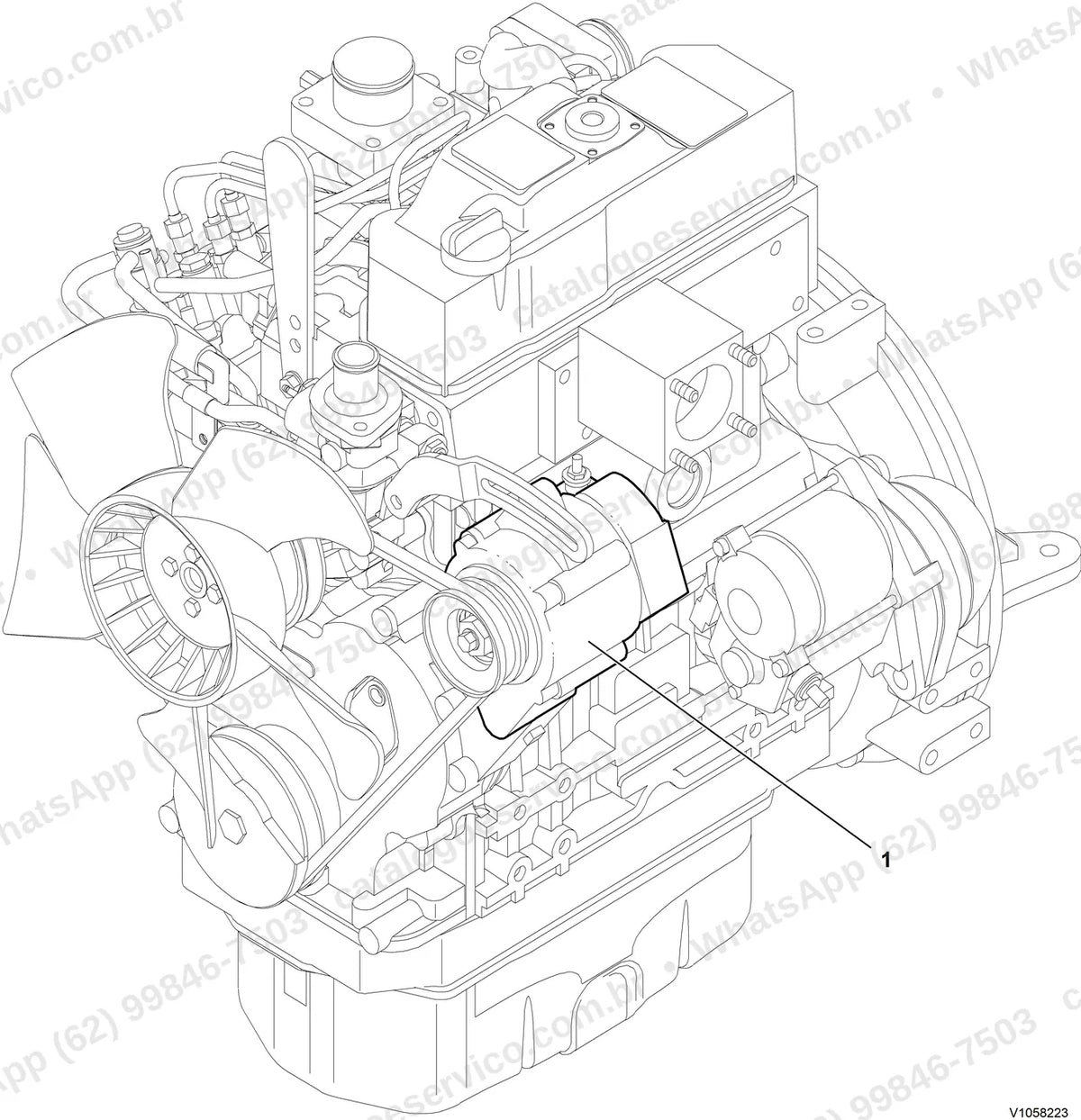 Manual de serviço Volvo ECR38: ilustração técnica 3