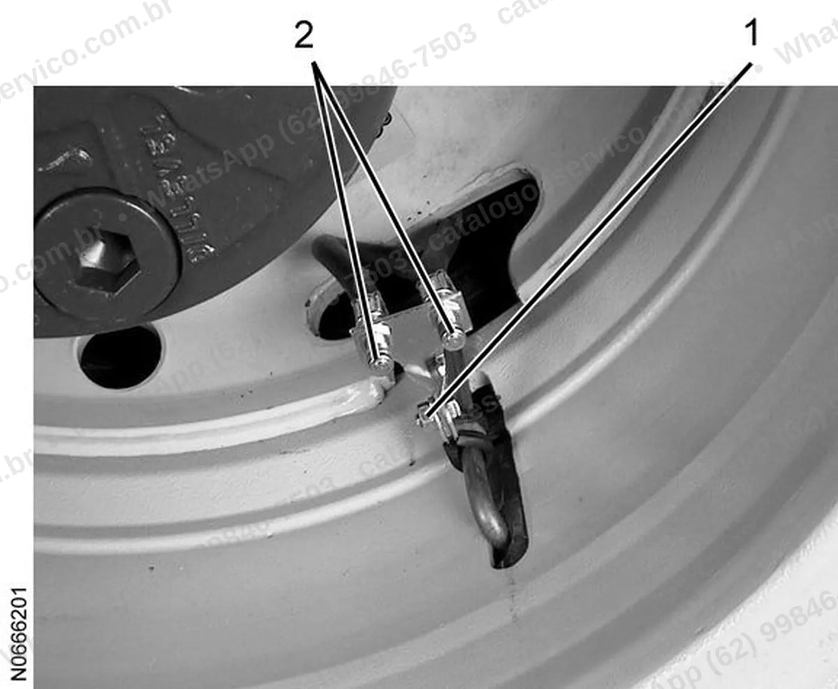 Manual de serviço Volvo EW140: ilustração técnica 3