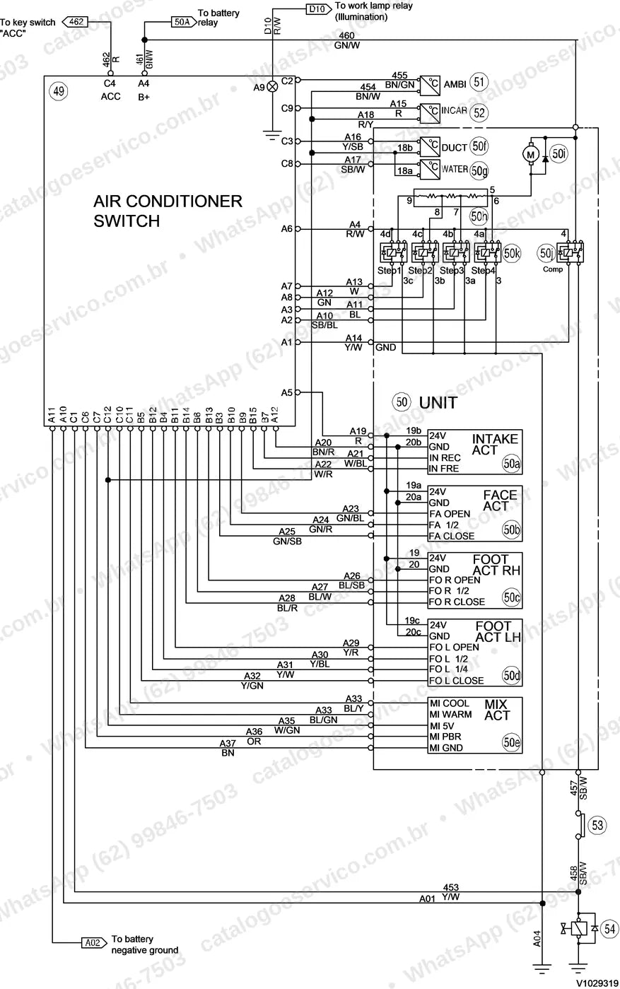 Manual de serviço Volvo EW145B: ilustração técnica 4