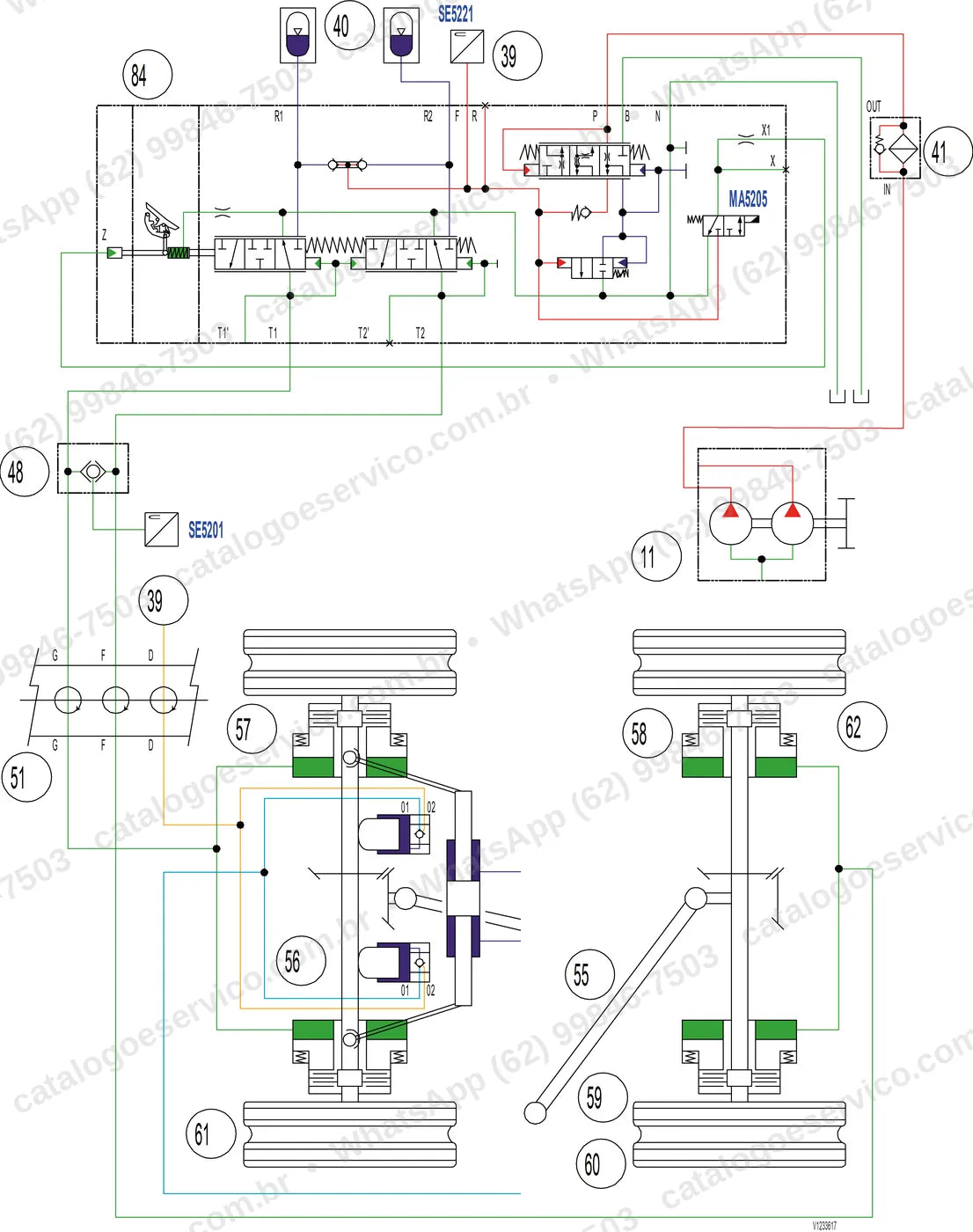 Manual de serviço Volvo EW150E: ilustração técnica 2