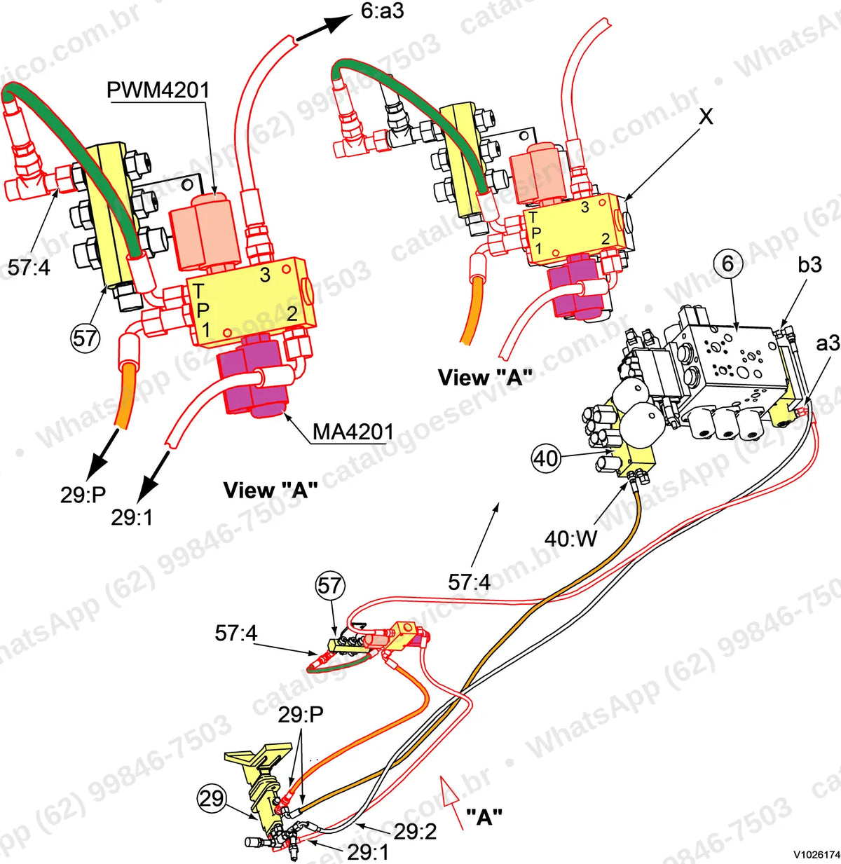 Manual de serviço Volvo EW160B: ilustração técnica 2