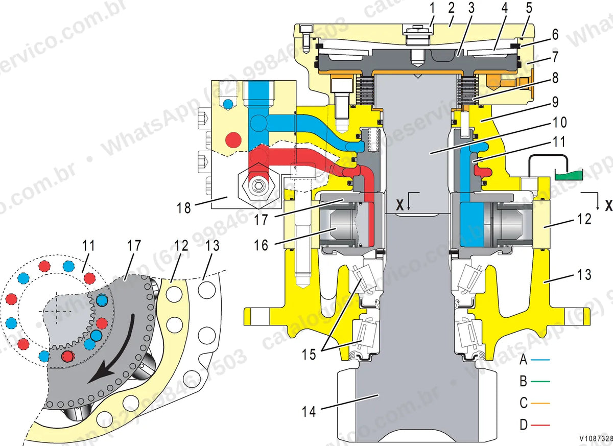 Manual de serviço Volvo EWR170E: ilustração técnica 4