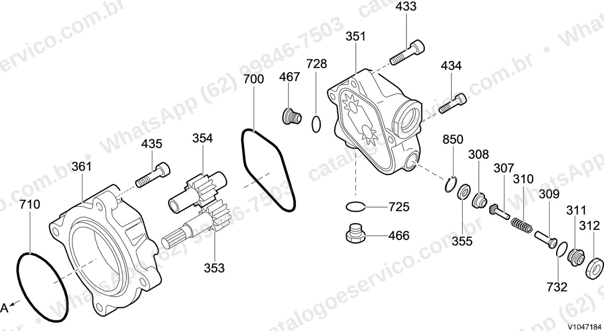 Manual de serviço Volvo FC3329C: ilustração técnica 4
