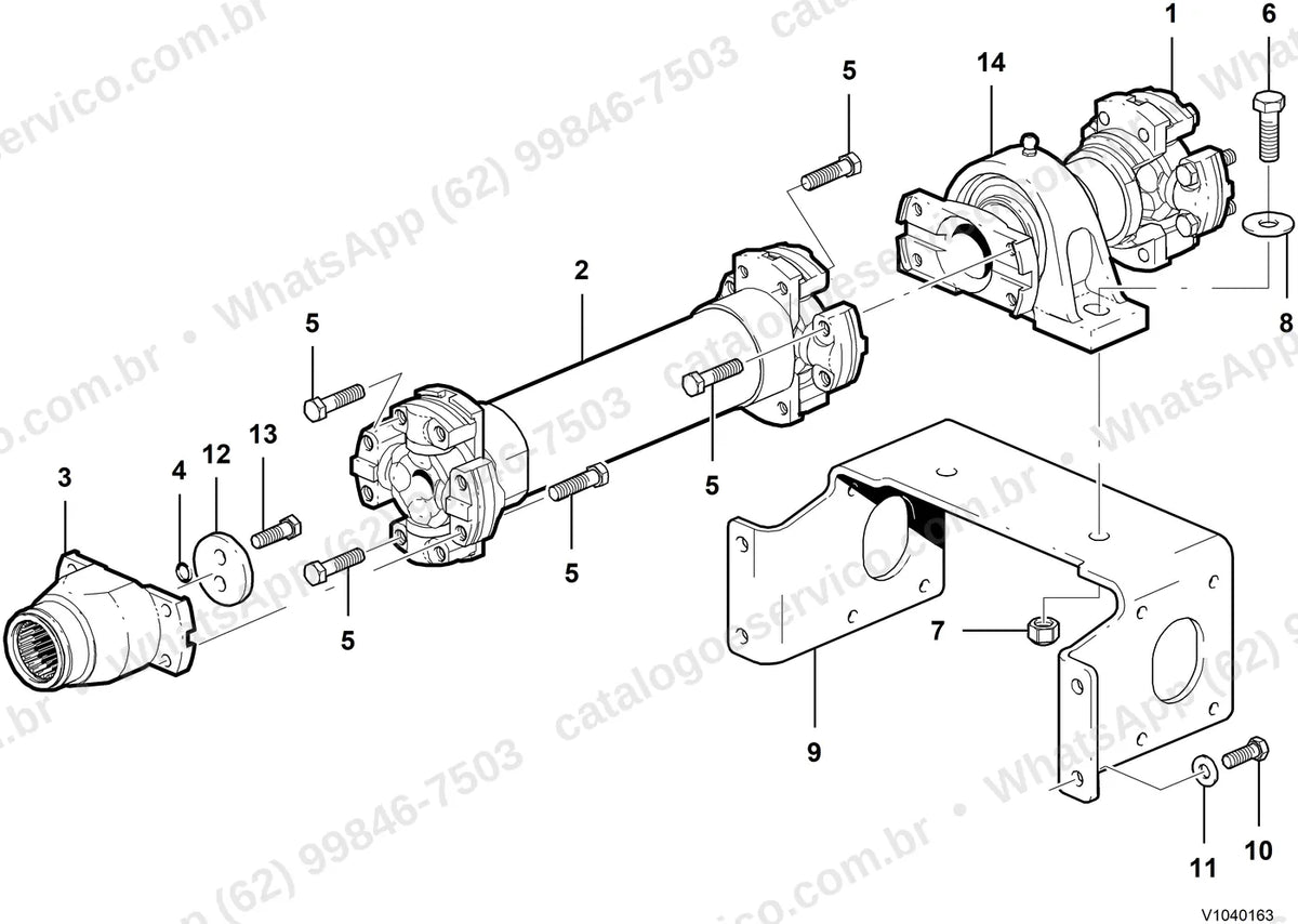 Manual de serviço Volvo G930B: ilustração técnica 3