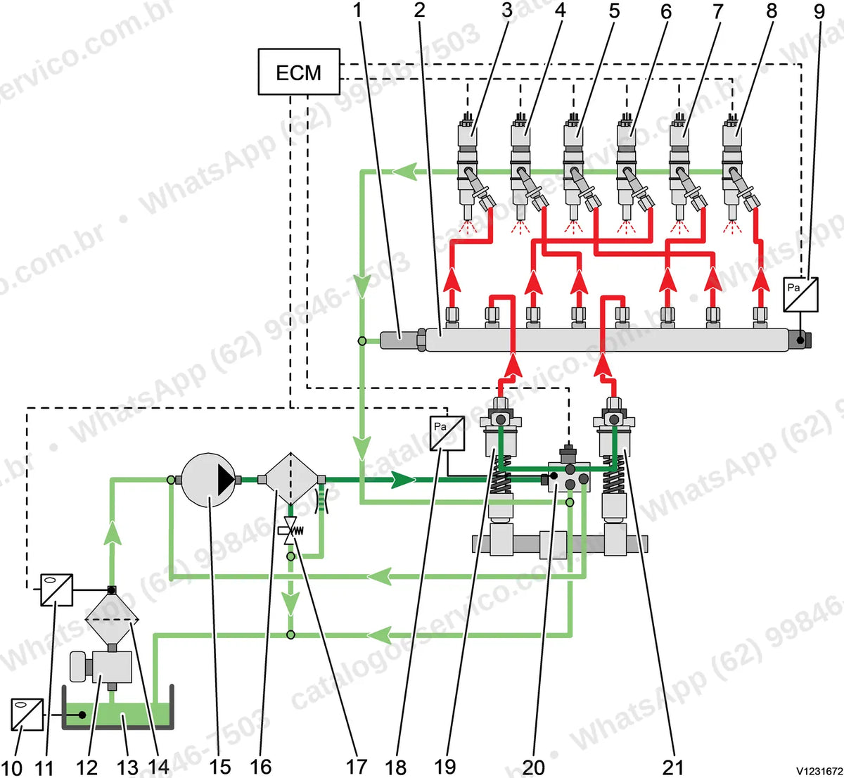 Manual de serviço Volvo G930C: ilustração técnica 2