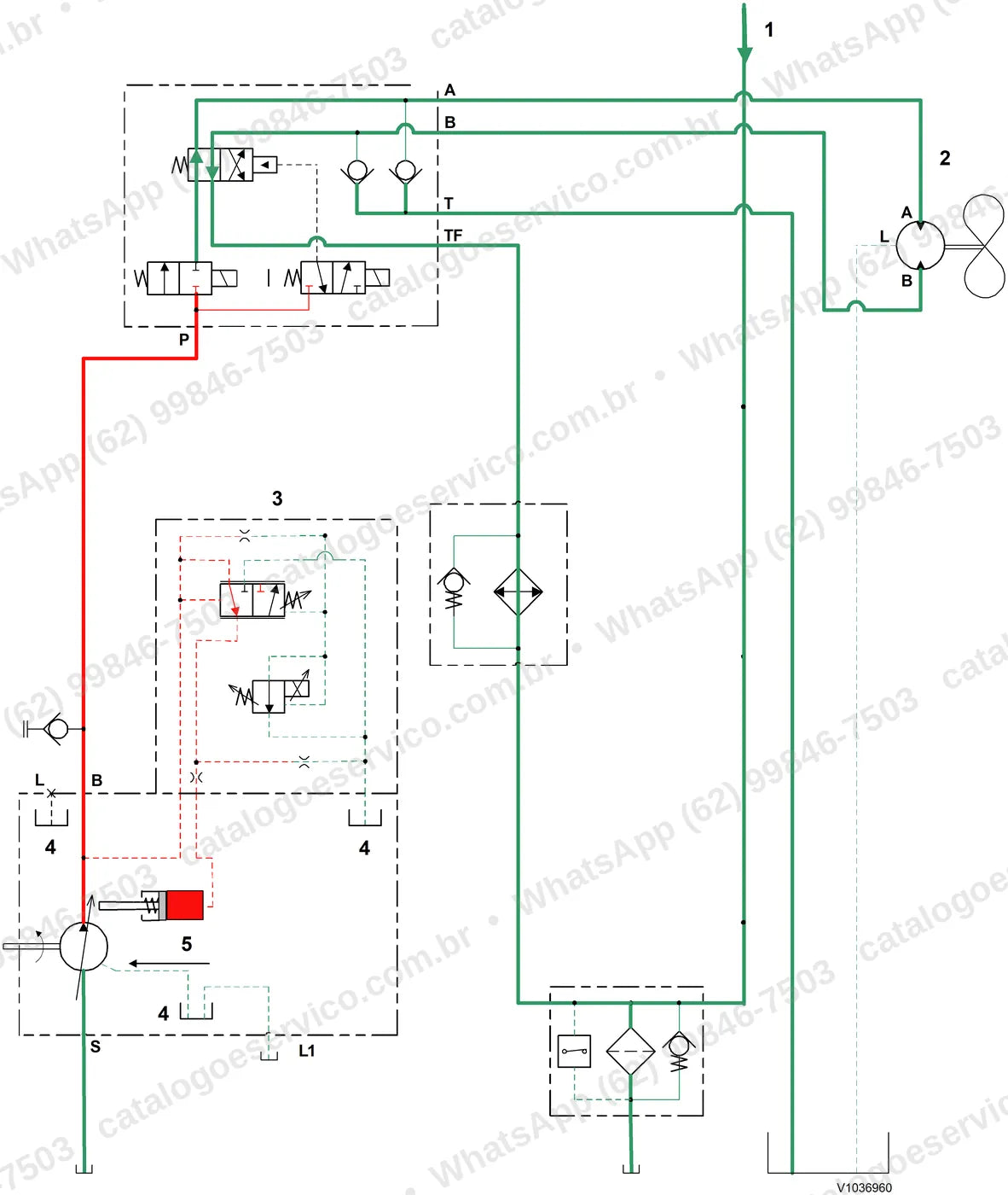 Manual de serviço Volvo G946B: ilustração técnica 1