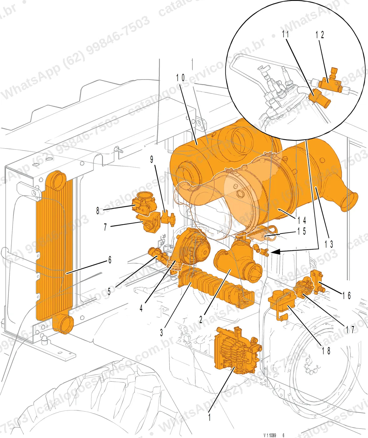 Manual de serviço Volvo L120G e L120G Z: ilustração técnica 4