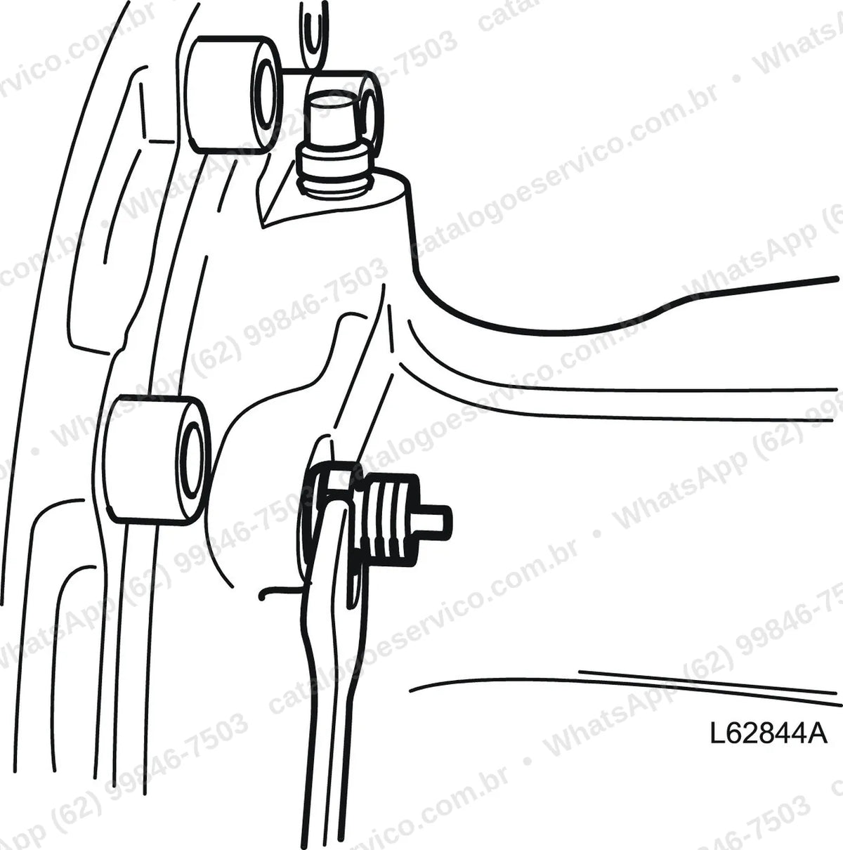 Manual de serviço Volvo L250H: ilustração técnica 2