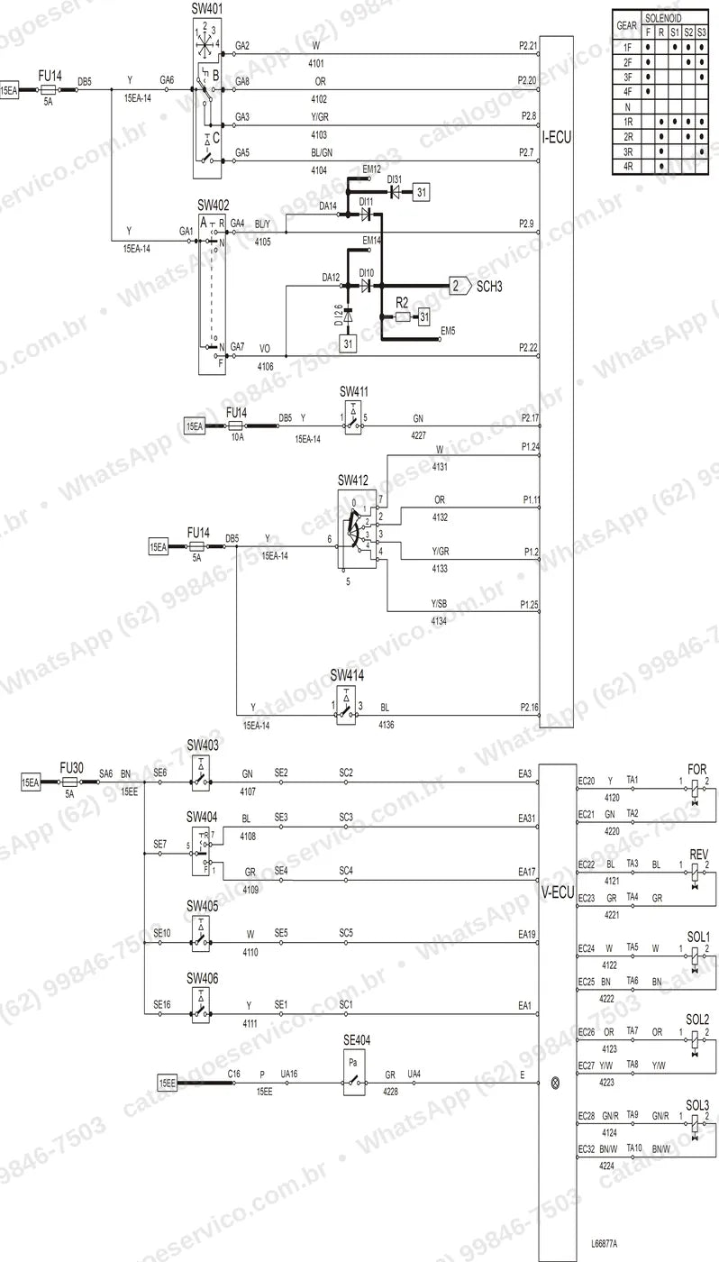 Manual de serviço Volvo L330D: ilustração técnica 1