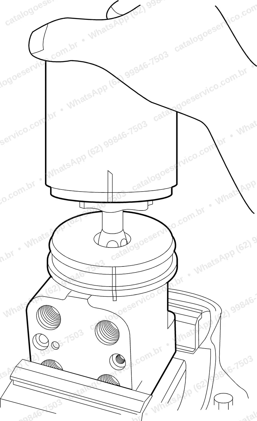 Manual de serviço Volvo L70B: ilustração técnica 1
