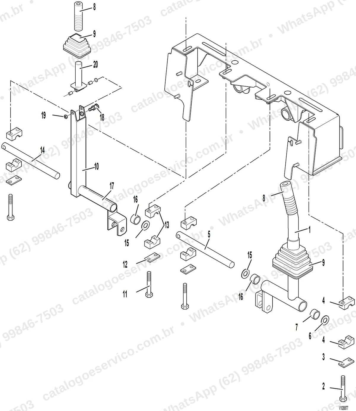 Manual de serviço Volvo MC60: ilustração técnica 4
