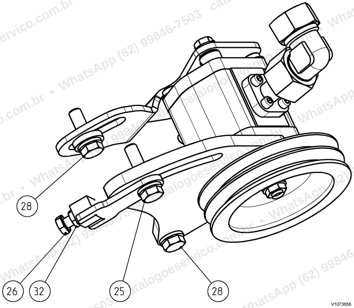 Manual de serviço Volvo MW500: ilustração técnica 4