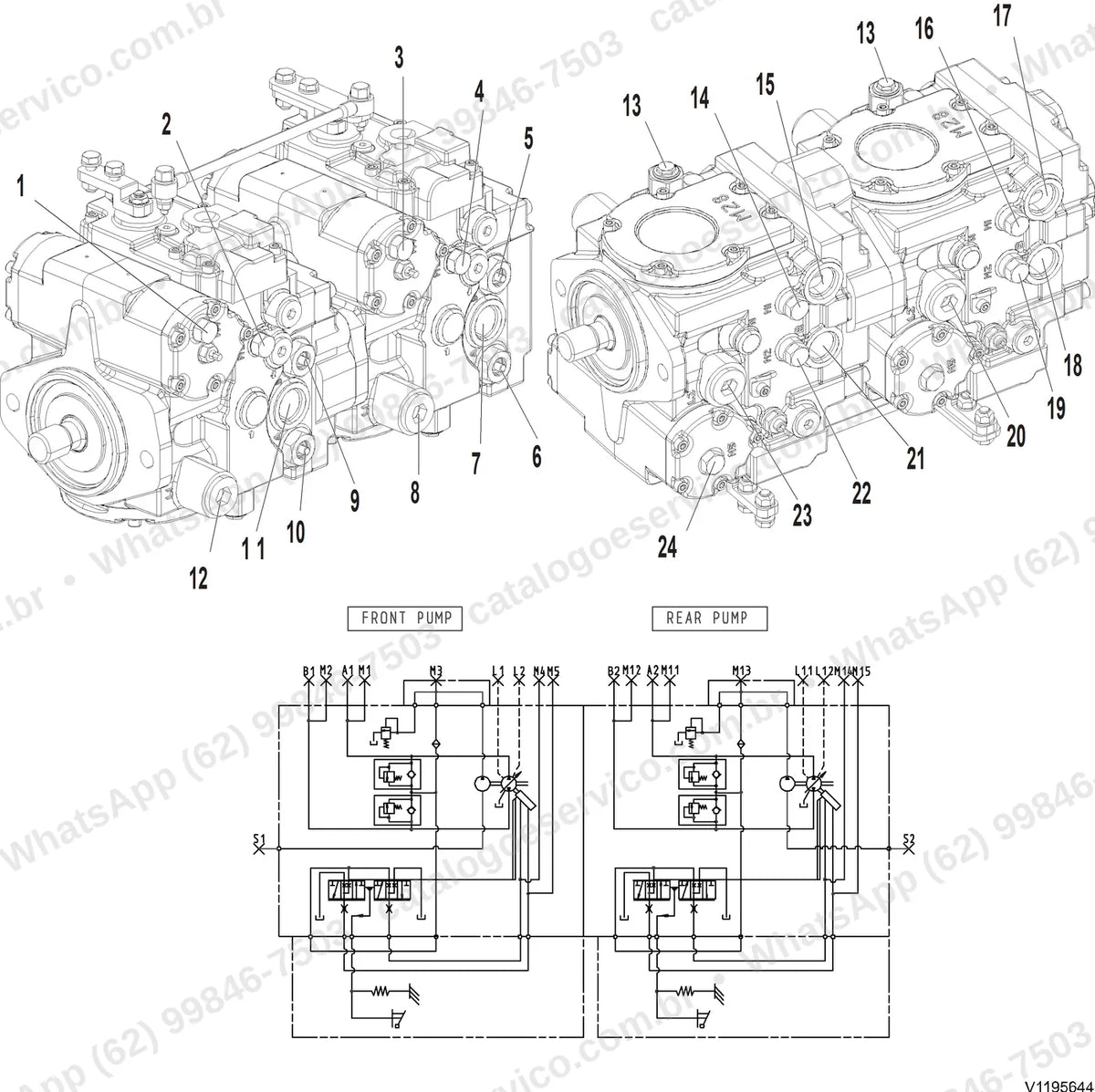 Manual de serviço Volvo P4370B ABG: ilustração técnica 4