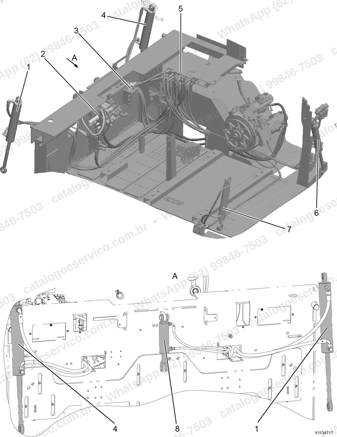 Manual de serviço Volvo P5770C ABG: ilustração técnica 3