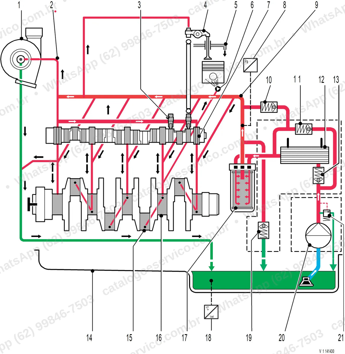 Manual de serviço Volvo P7110B: ilustração técnica 1