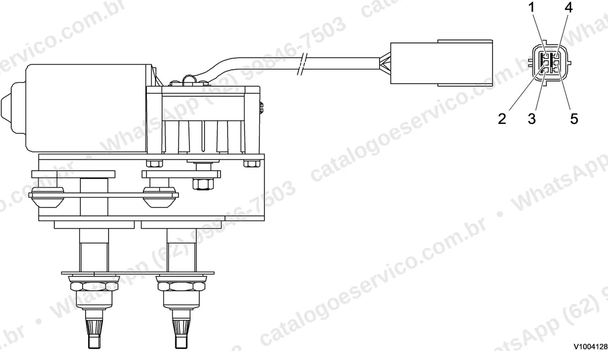 Manual de serviço Volvo PL3005D: ilustração técnica 4