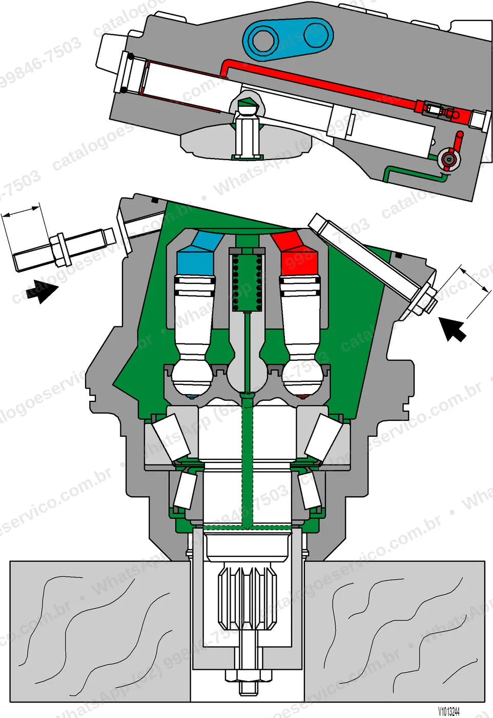 Manual de serviço Volvo PL4608: ilustração técnica 4