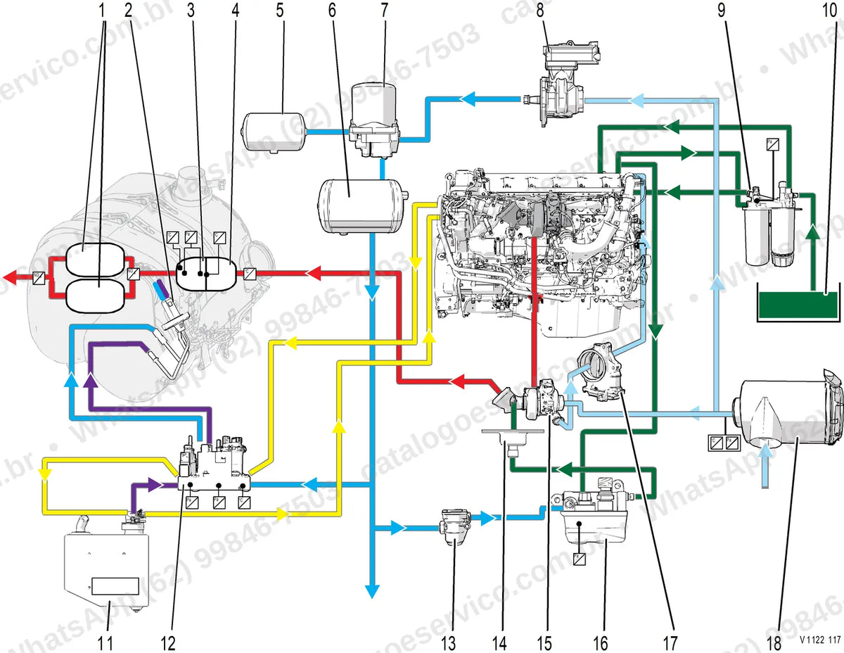 Manual de serviço Volvo PL4809E: ilustração técnica 2