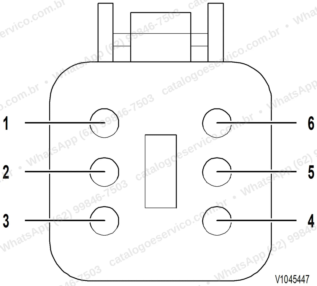 Manual de serviço Volvo PT125: ilustração técnica 3