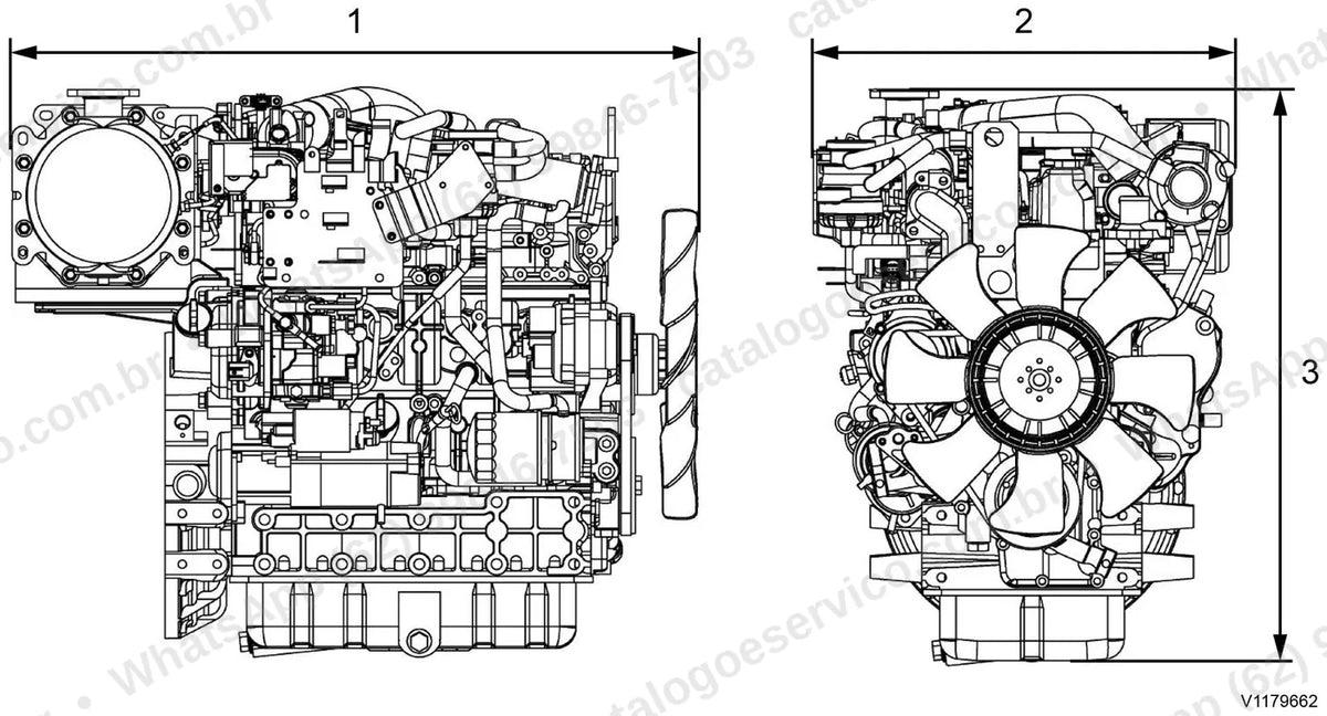 Manual de serviço Volvo PT125C2: ilustração técnica 4