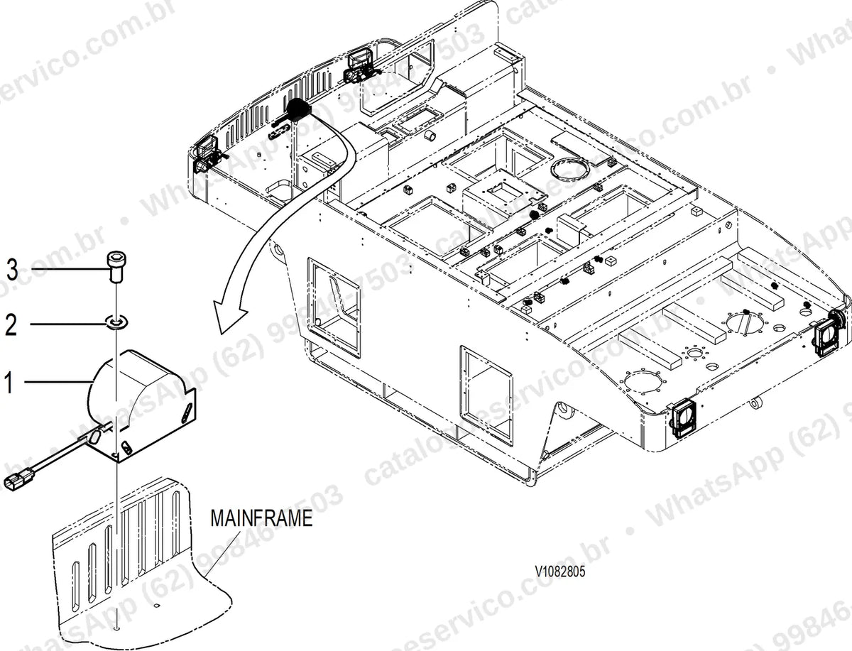 Manual de serviço Volvo PT220D: ilustração técnica 4