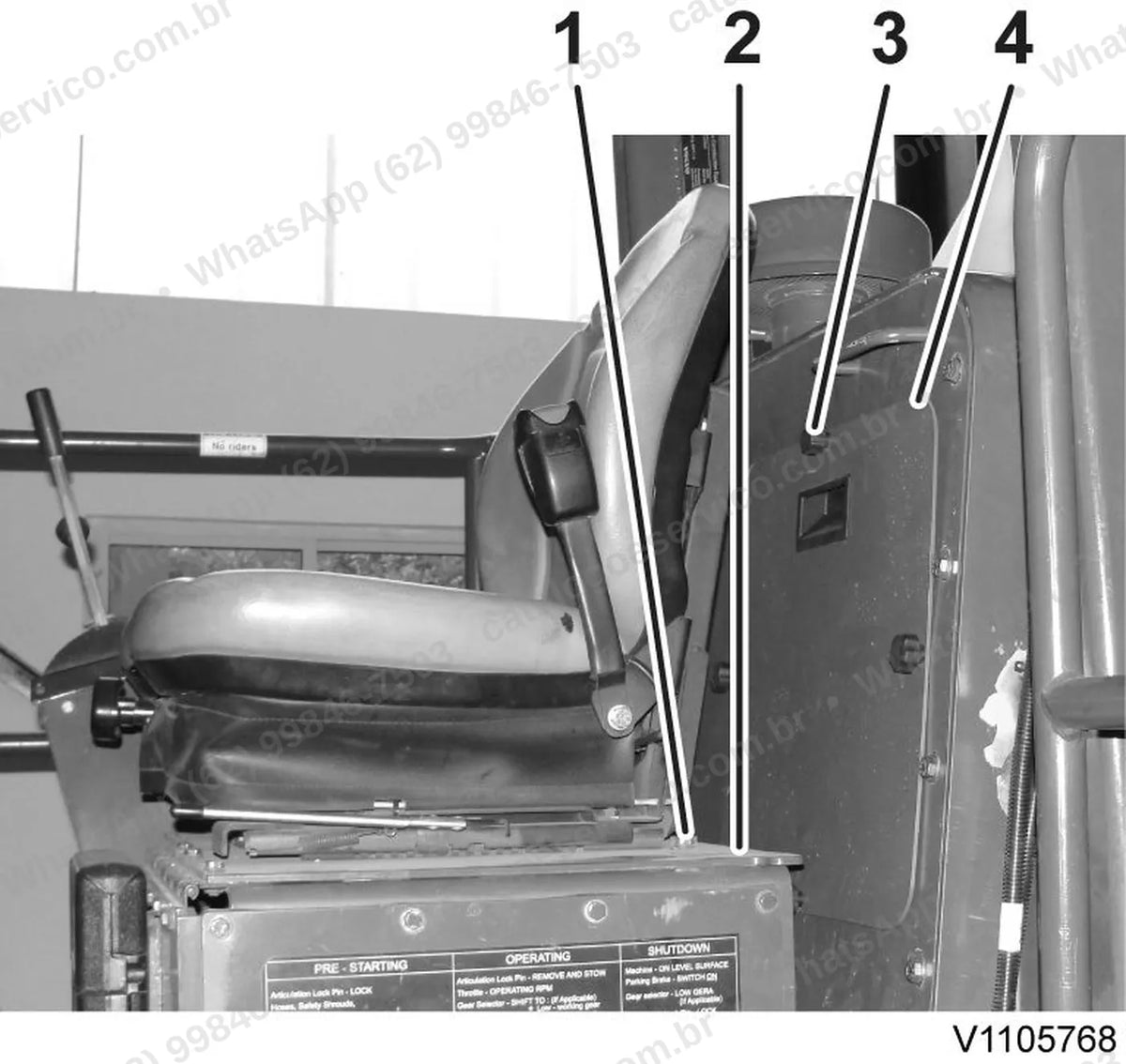 Manual de serviço Volvo SD120C: ilustração técnica 4