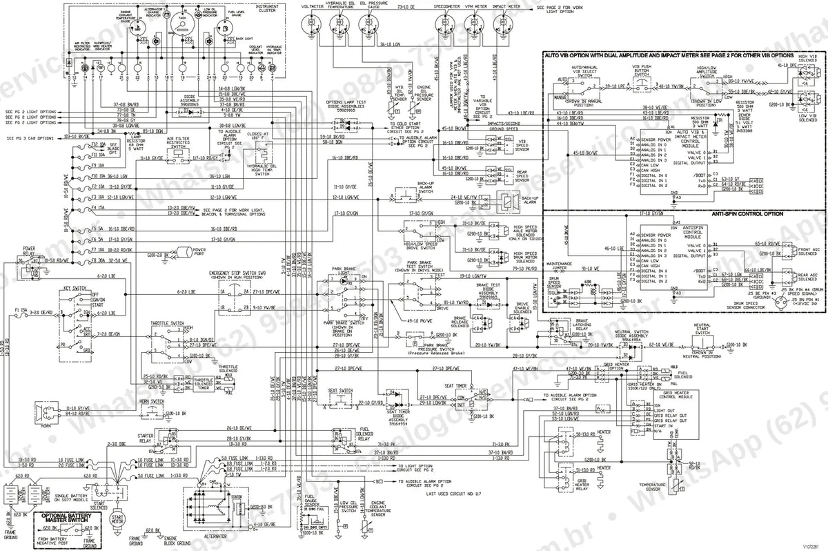 Manual de serviço Volvo SD70F: ilustração técnica 1