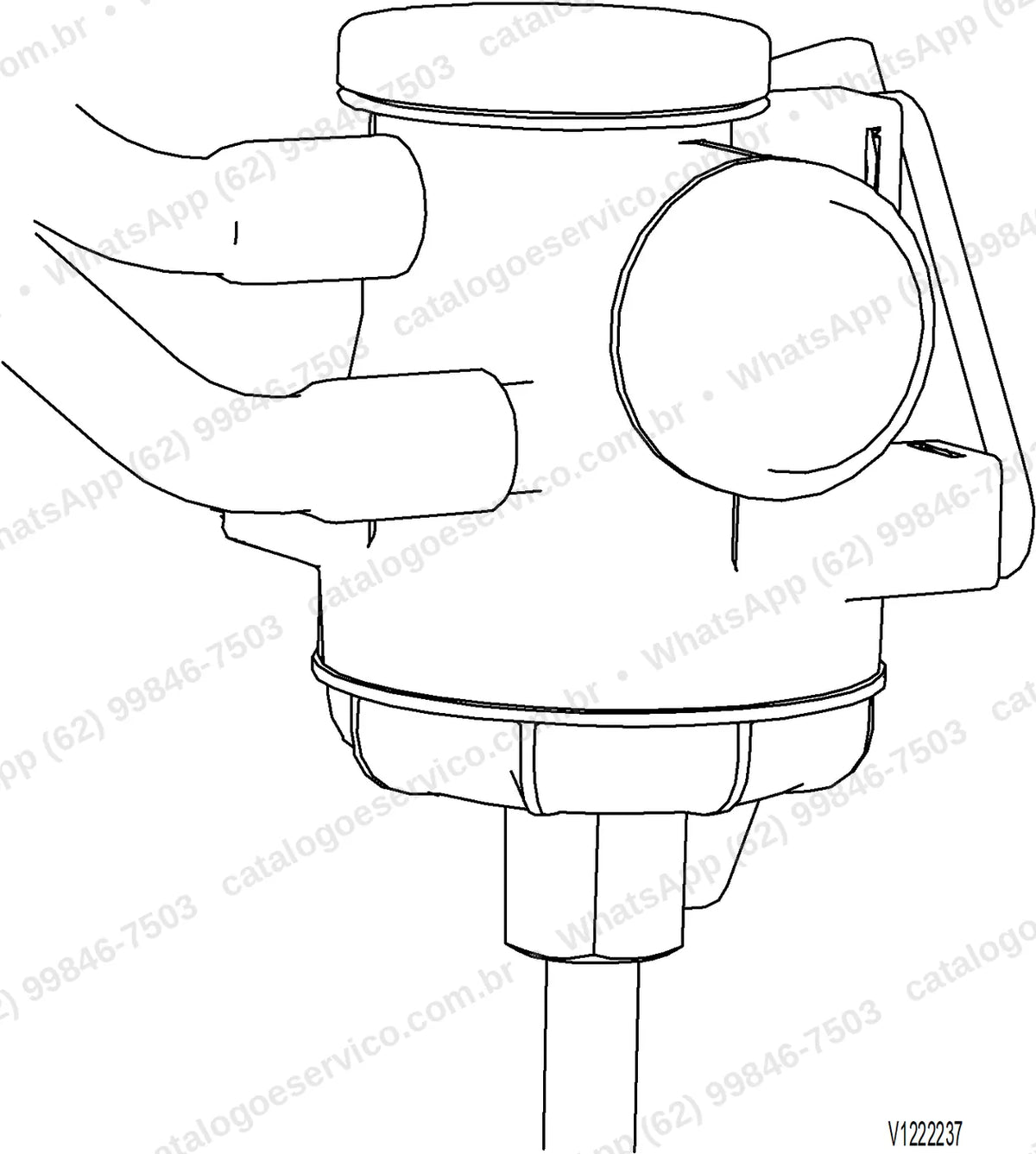 Manual de serviço Volvo SD75B2: ilustração técnica 4
