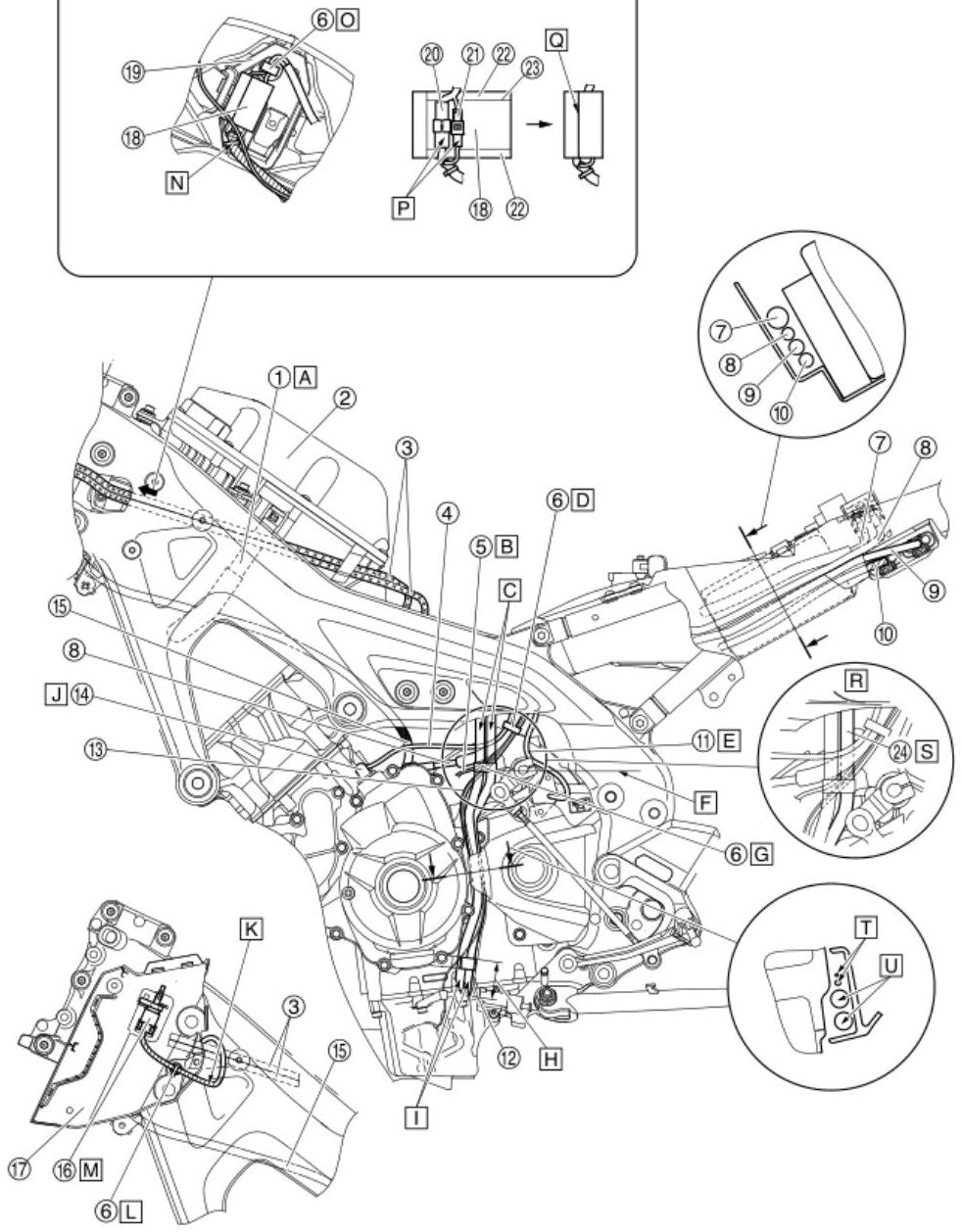 Manual De Serviço Yamaha Fz 09 Mt 09 - 2014 - diagrama 2