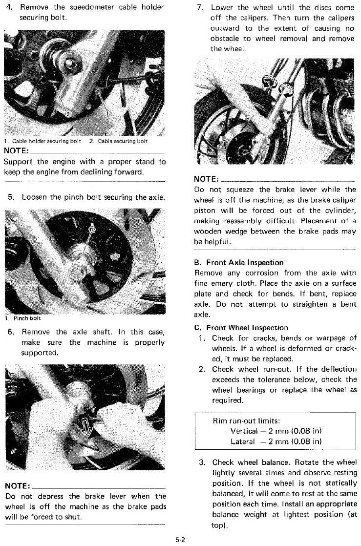 Manual De Serviço Yamaha Xj 1100 J - diagrama 2