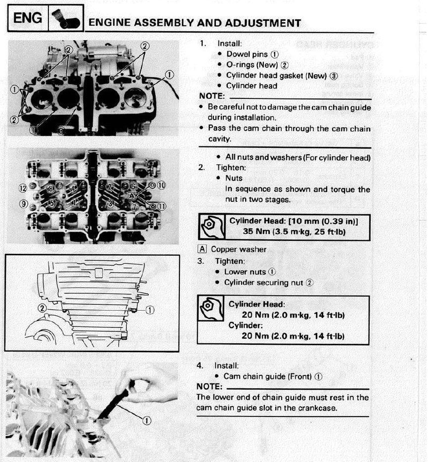 Manual De Serviço Yamaha Xj 700 N Nc - diagrama 2