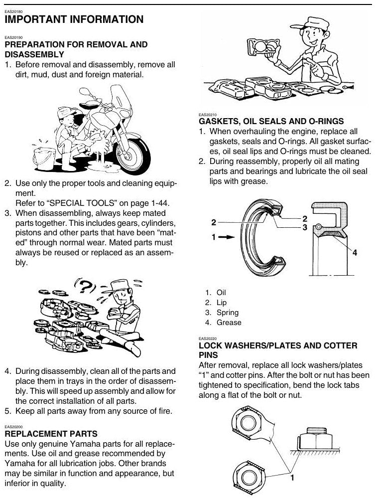 Manual De Serviço Yamaha Xt 1200z - 2010 - diagrama 1