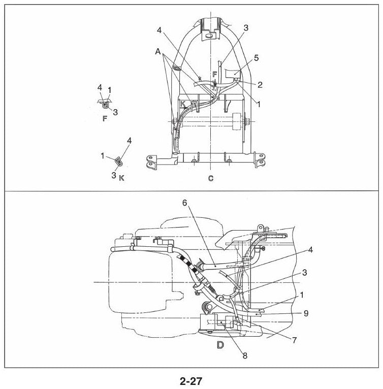 Manual De Serviço Yamaha Xtz 125 - 2009 - diagrama 2