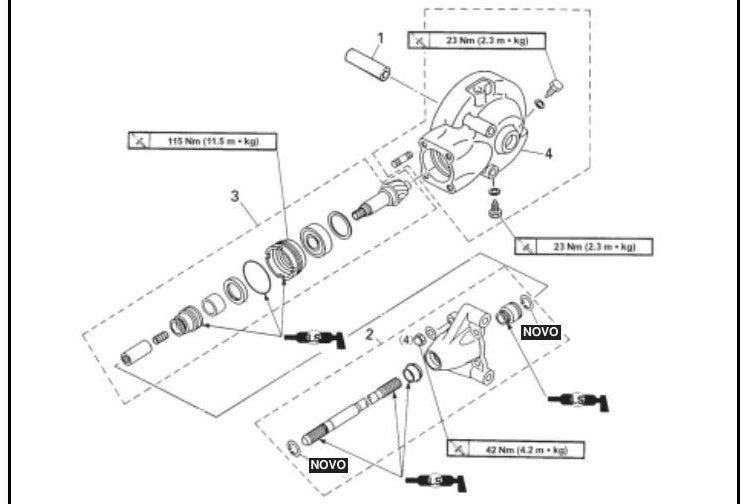 Manual De Serviço Yamaha Xvs 650 Dragstar - 2003 A 2004 - diagrama 2