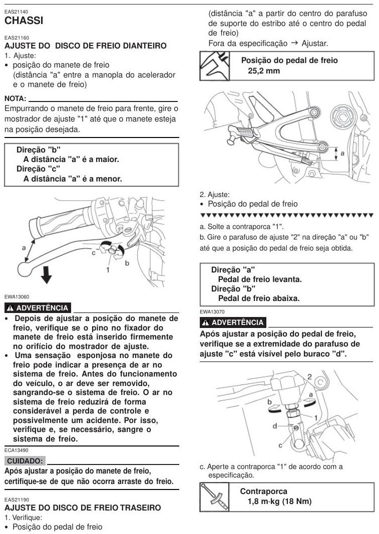 Manual De Serviço Yamaha Yzf R1 2007 A 2008 - diagrama 1