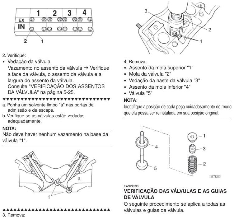 Manual De Serviço Yamaha Yzf R1 2007 A 2008 - diagrama 2