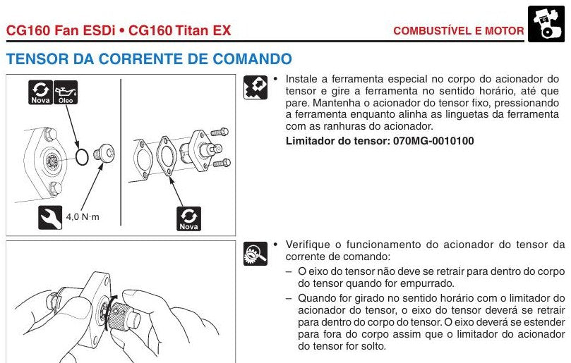 Manual De Serviços Cg160 Fan Edsi Titan Ex - diagrama 1
