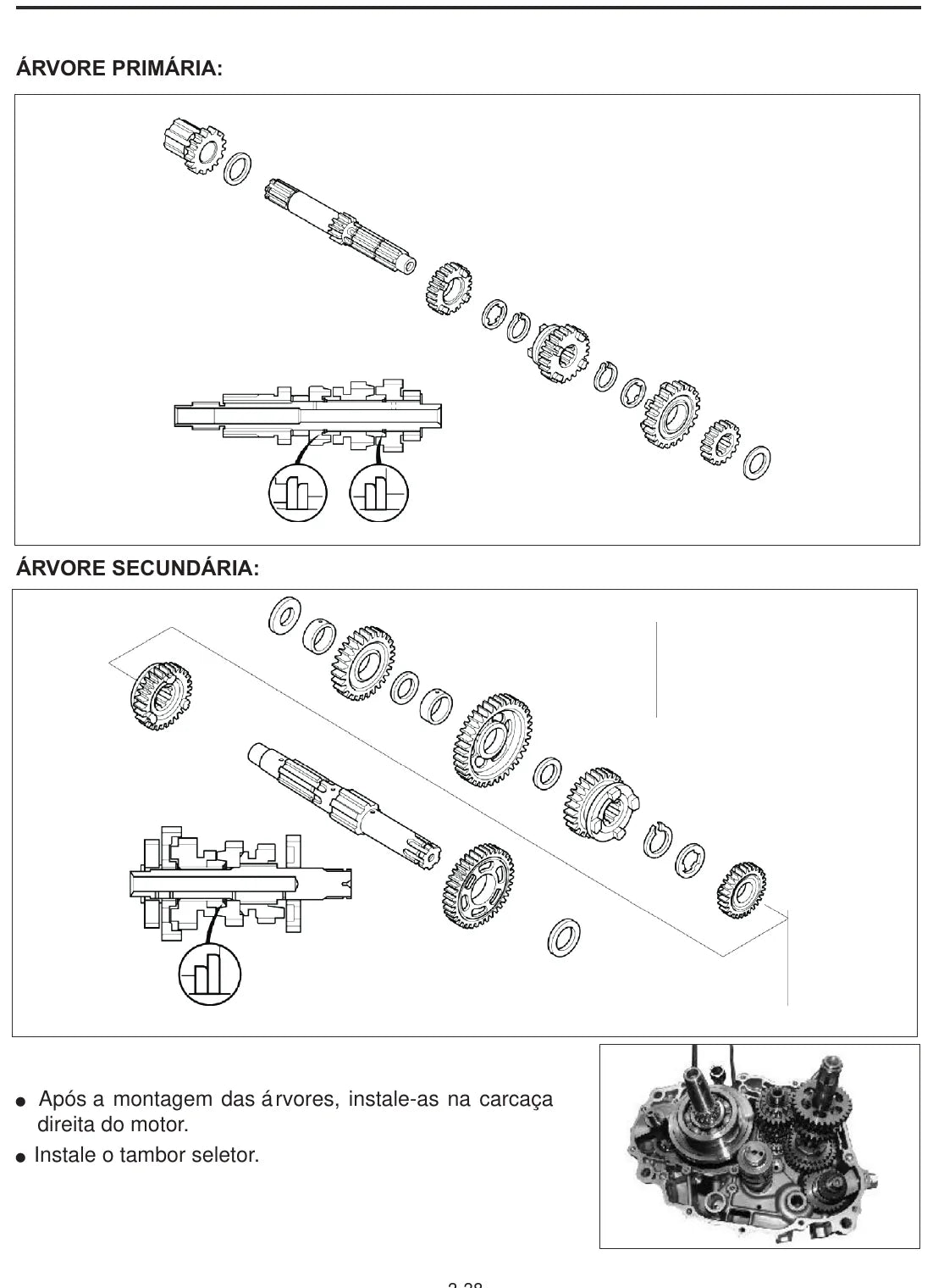Página interna com ilustração técnica — Dafra Riva 150 (amostra 1 de 2)